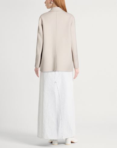 Paltò Fabbrica Woman Coat Light grey Size 10 Wool
