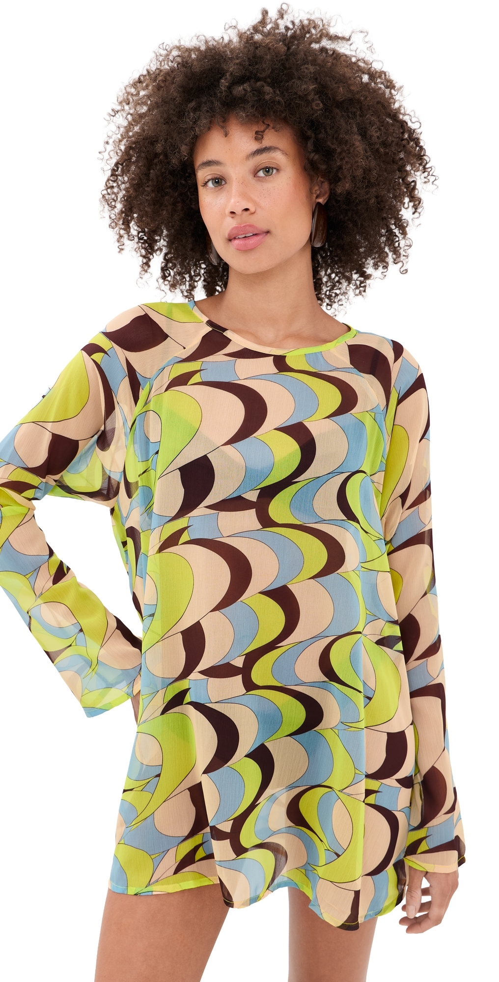 Bre Coverup Mini Dress PALM ROYALE