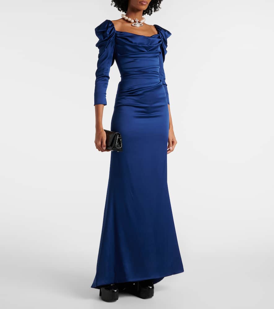 Bridal Astral satin corset gown