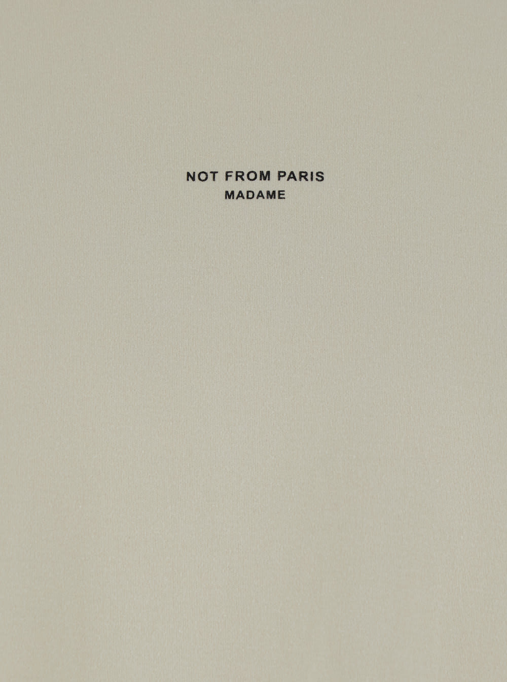 Slogan Classique Beige Classic T-shirt With Logo Print In Cotton Blend Man