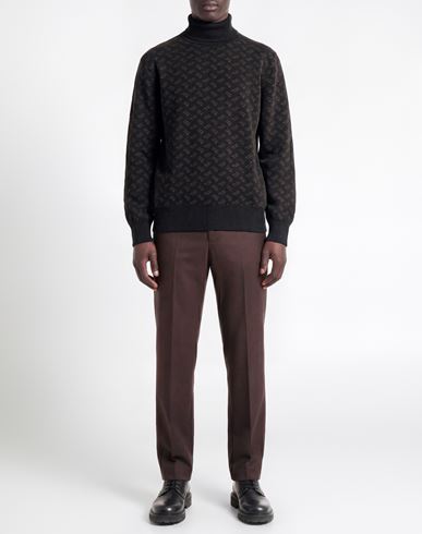 Man Turtleneck Black Size 40 Virgin Wool