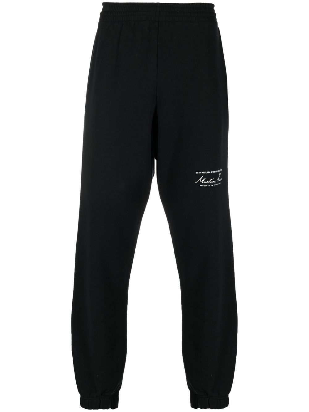 Logo-print track pants - Black