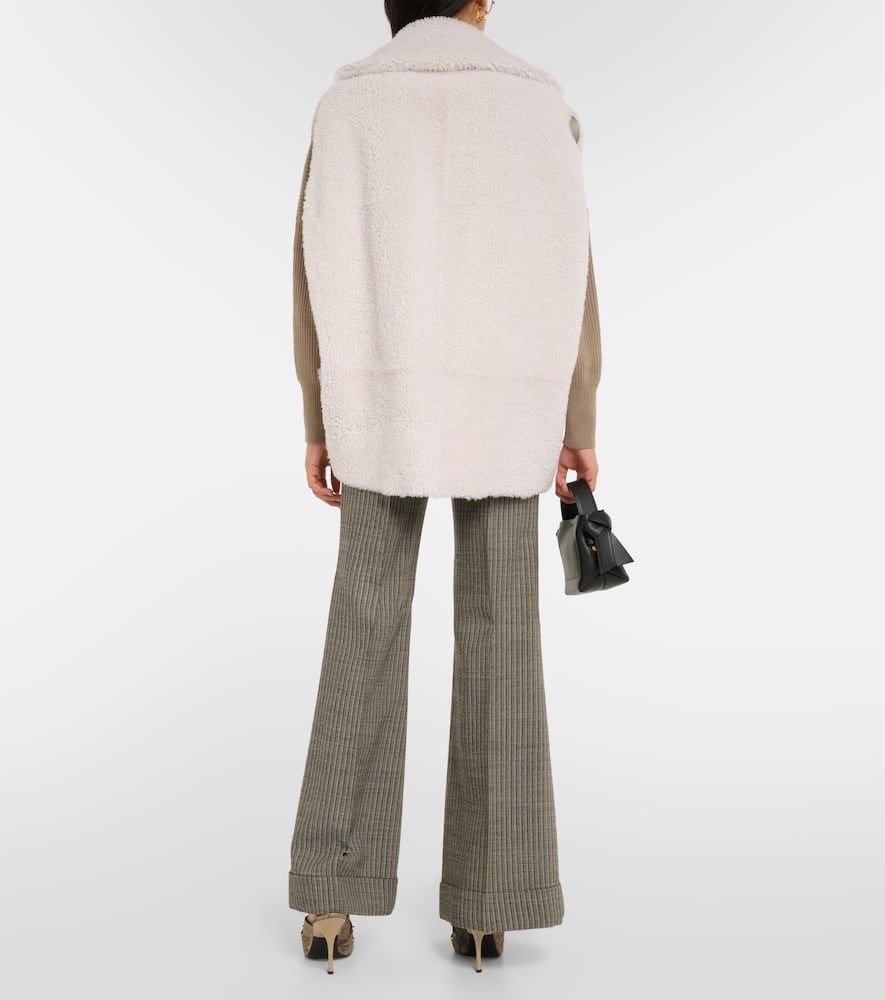 Shearling vest