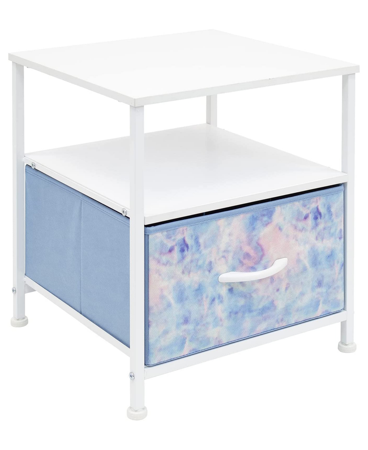 End Table with Drawer. - Tie-Dye