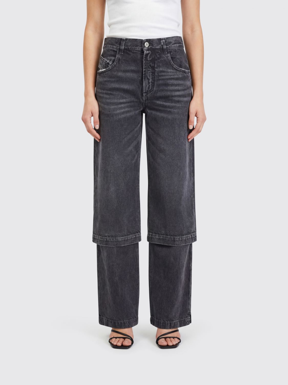 Jeans Woman color Black