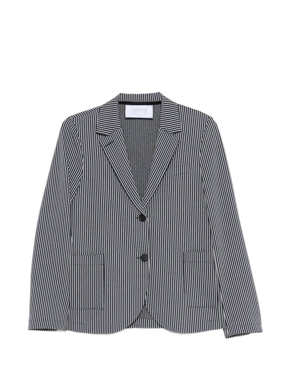 Cotton blend blazer jacket