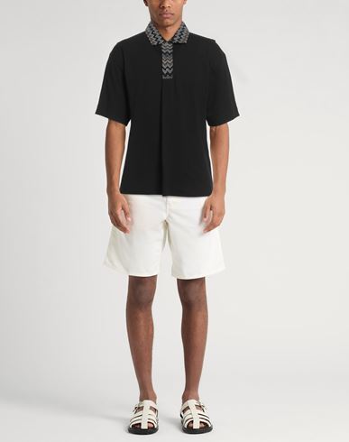 Missoni Man Polo shirt Black Size S Cotton