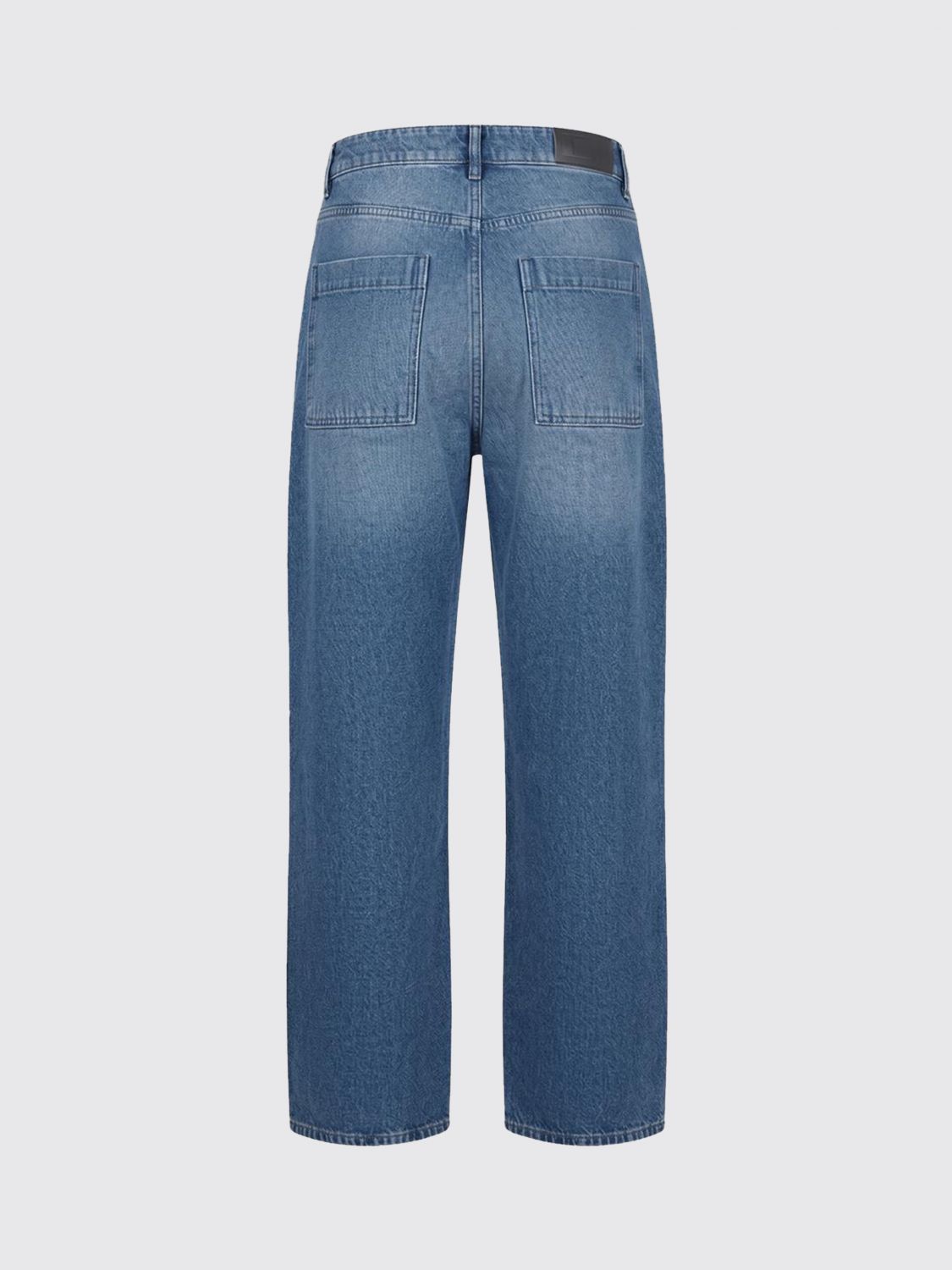 Pants Men color Denim