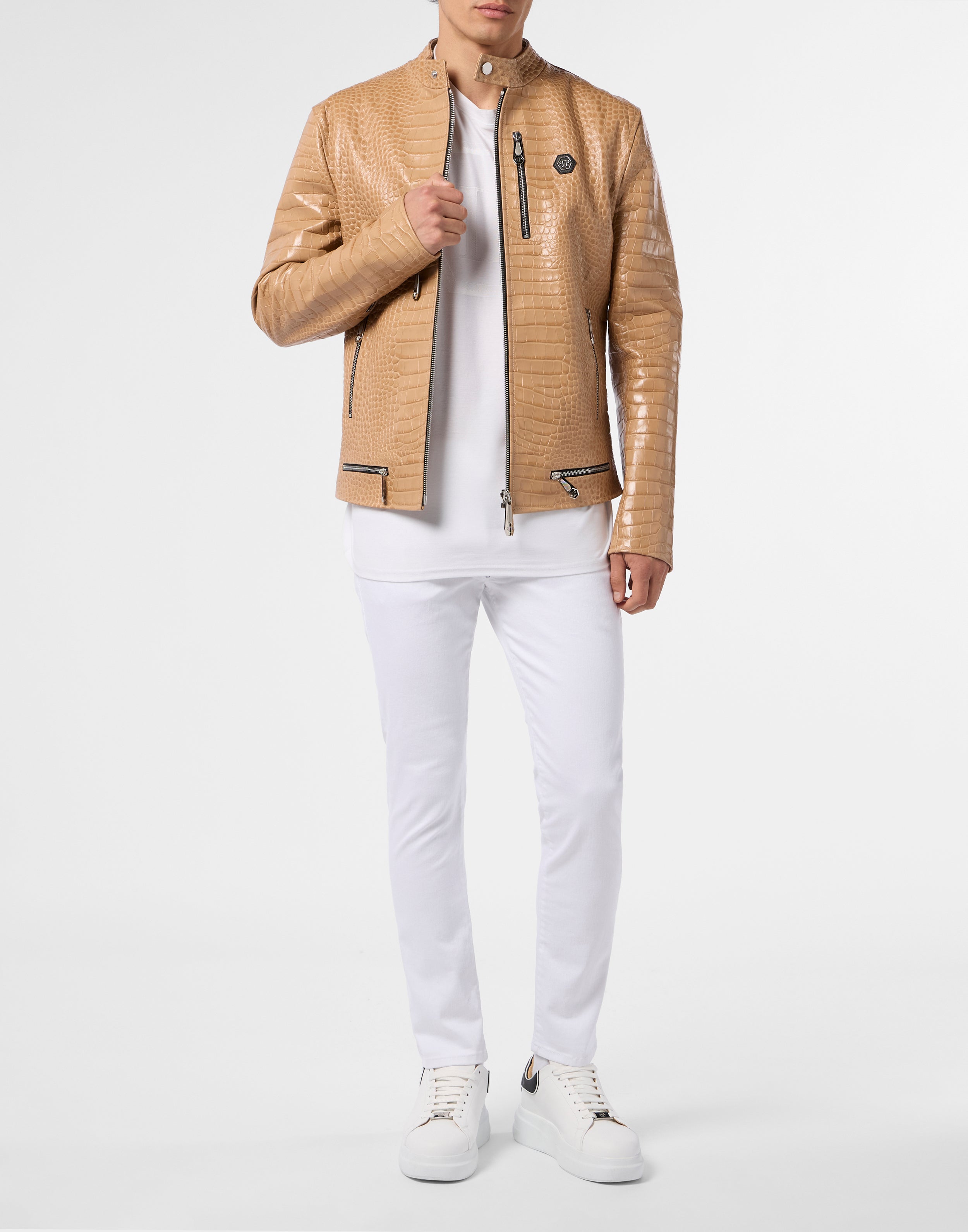Leather Moto Jacket Cocco