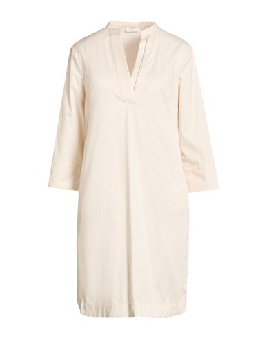 Woman Midi dress Cream Size 0 Cotton, Elastane