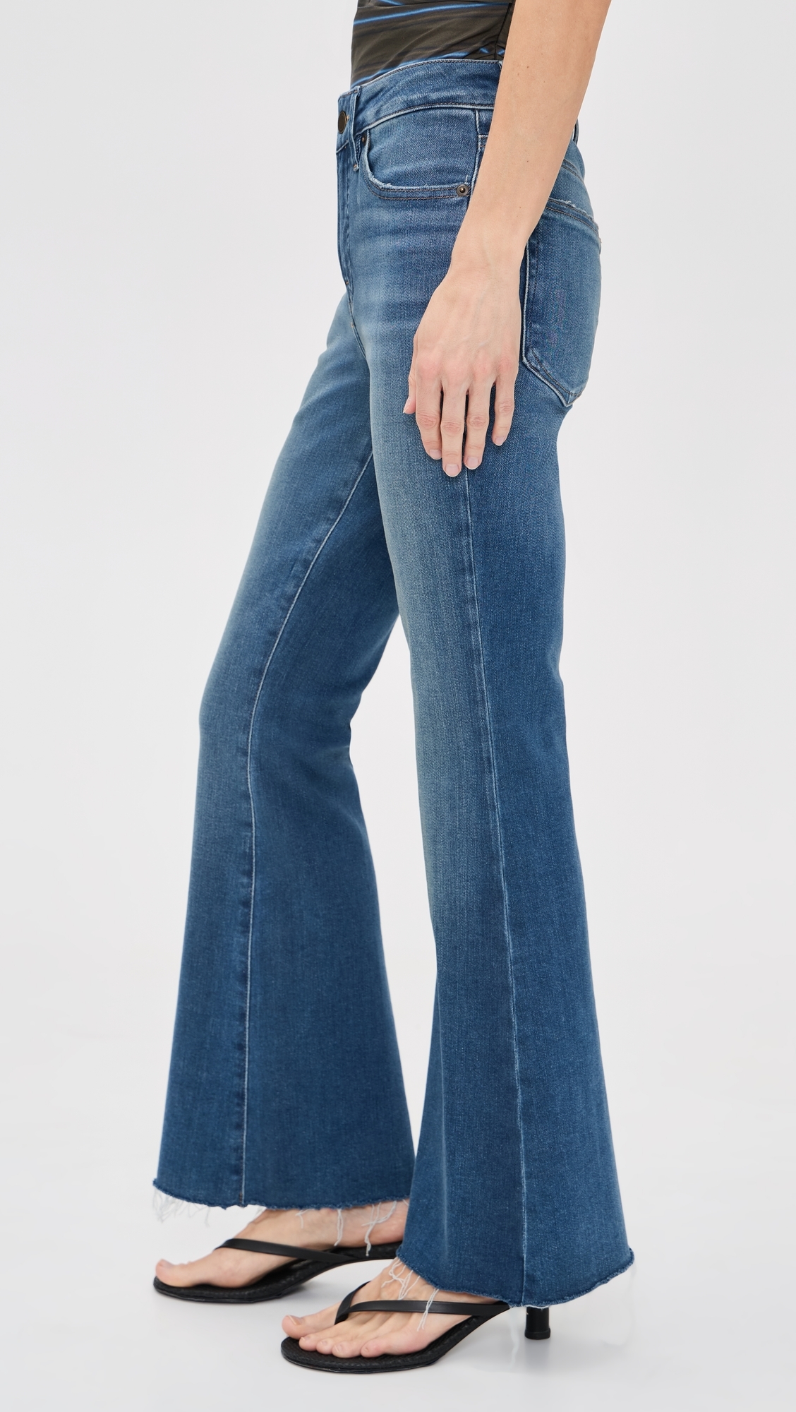 Good Petite Flare Jeans Indigo1211