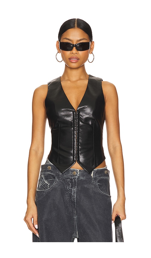 Camila Coelho WESTE ROZ in Black. Größe XS. Also in M