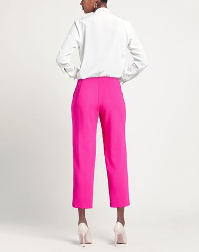 Woman Pants Fuchsia Size XL Polyester, Rayon, Elastane