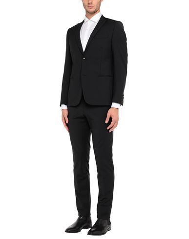 Man Suit Black Size 44 Wool, Polyester, Elastane