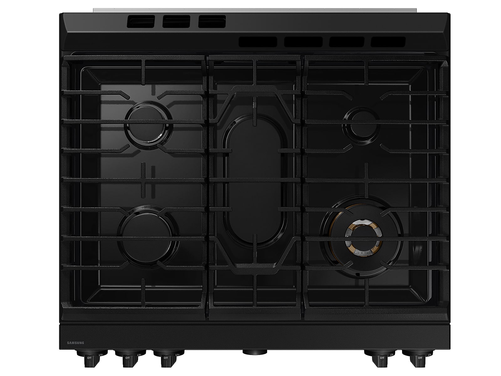 Bespoke 6.0 cu. ft. Smart Slide-In Gas Range with Air Sous Vide & Air Fry in Stainless Steel(NSG6DG8500SRAA)