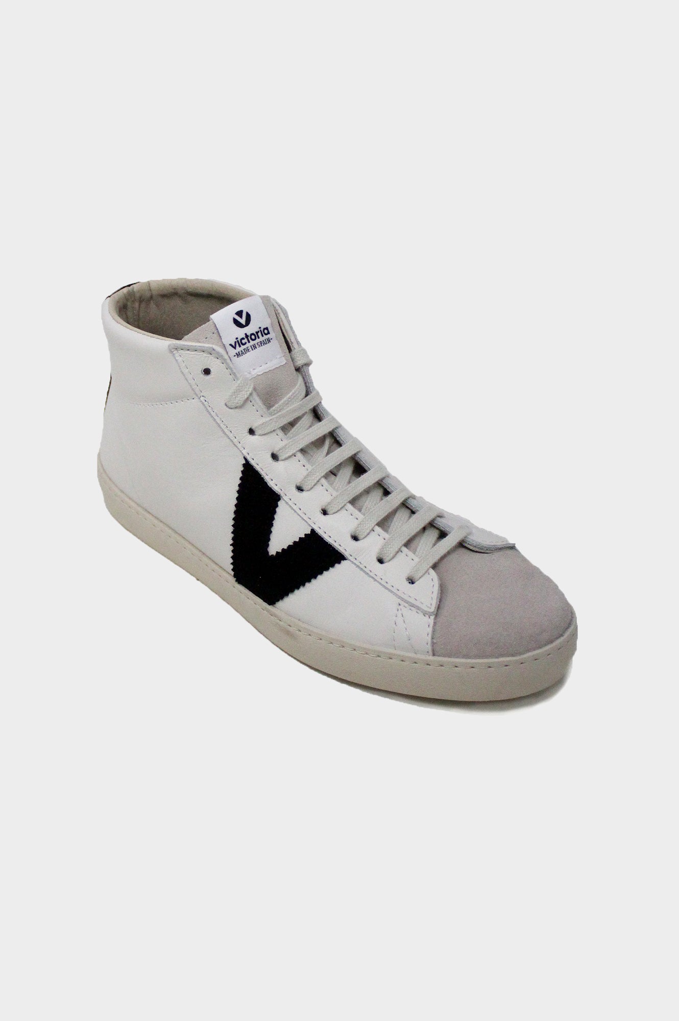 Berlin High Top Trainers | White