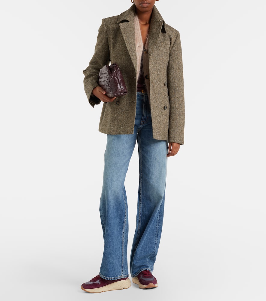 Cassie faded wide-leg jeans