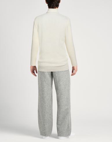 Man Turtleneck Cream Size S Acrylic, Wool, Polyamide, Elastane