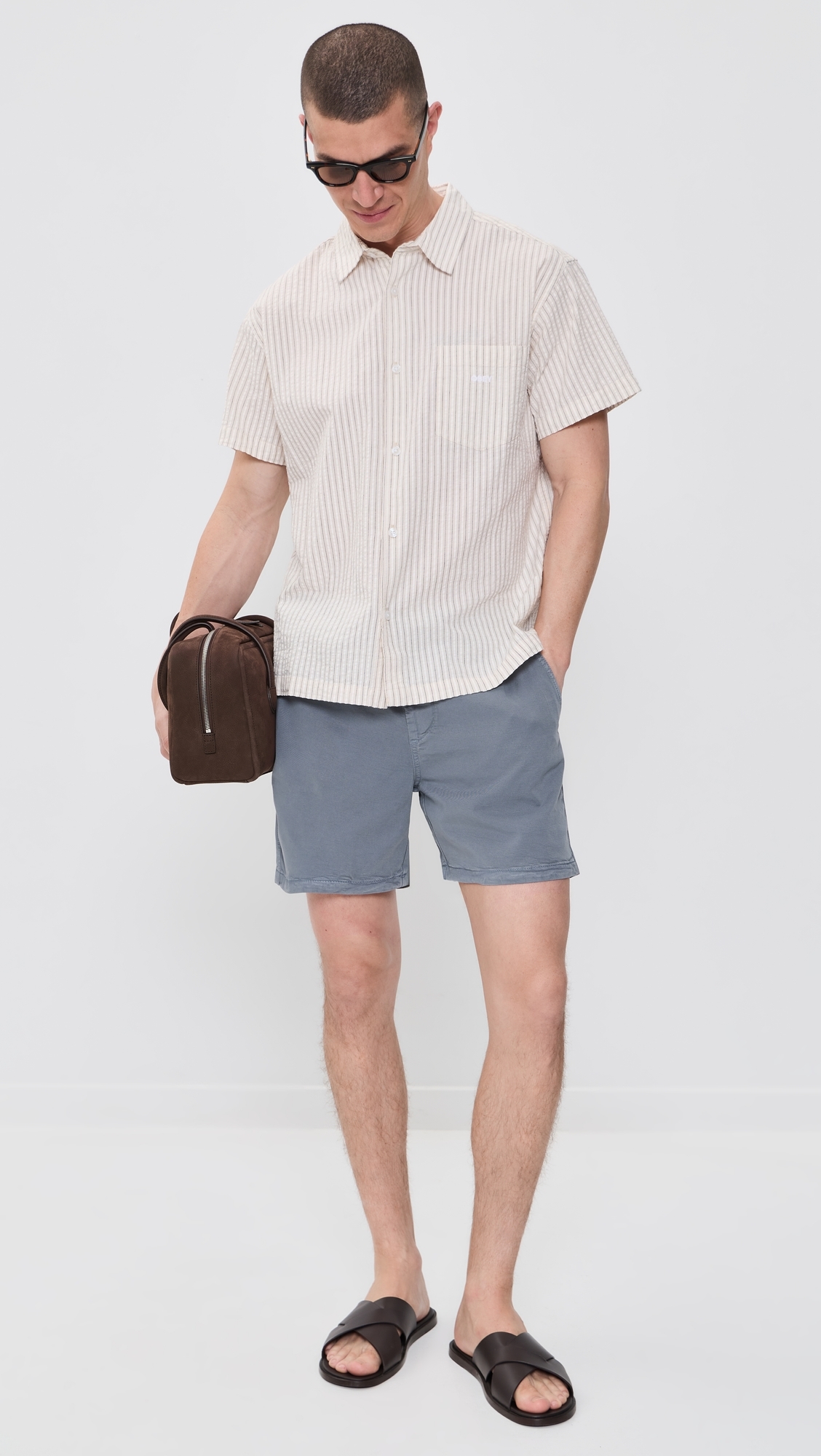 Gregor 1154 Shorts Stone Blue