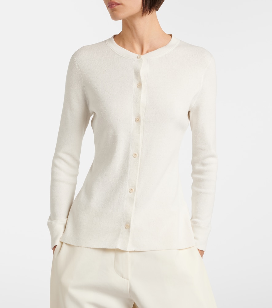 Okino cotton and silk cardigan