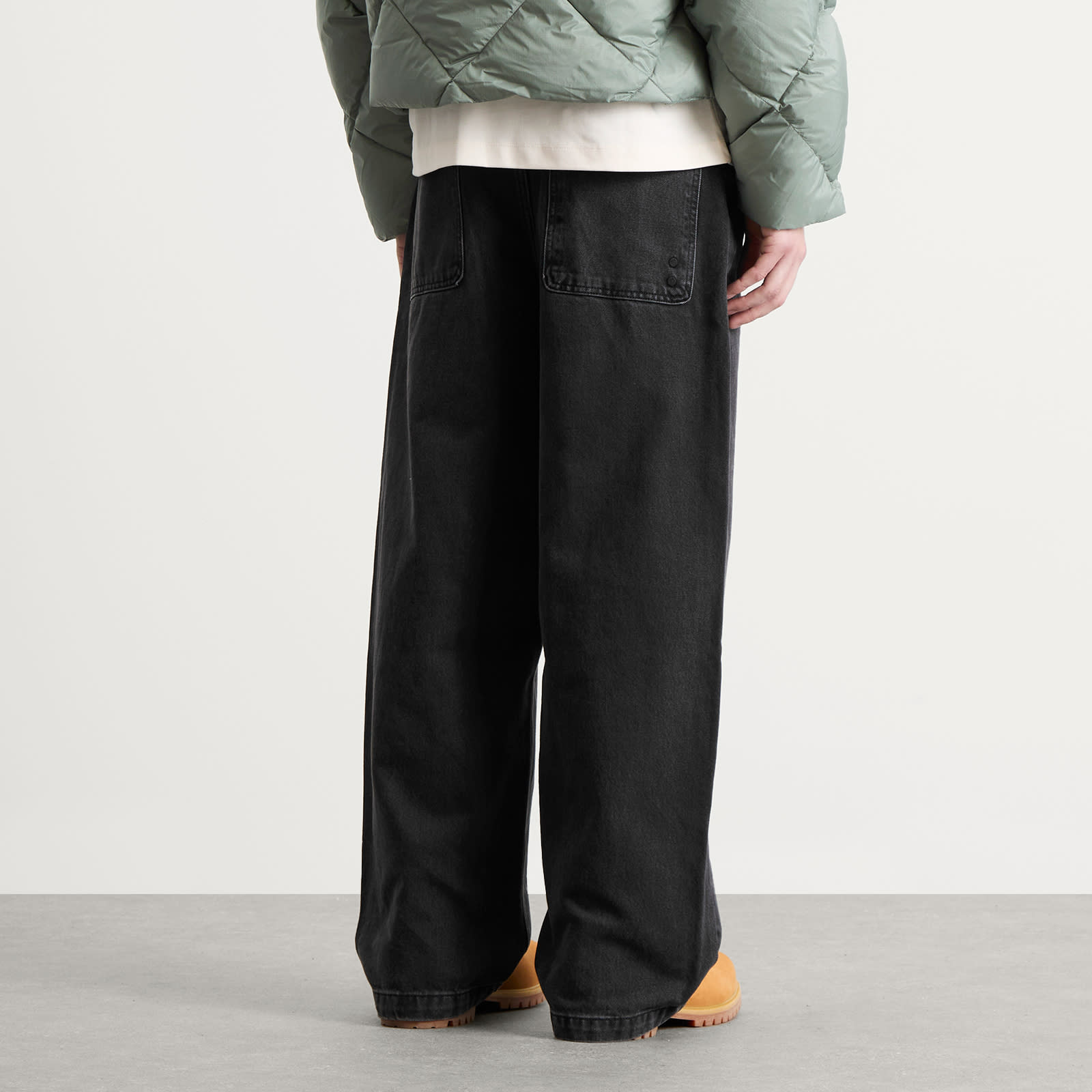Men's Wide Leg Denim Vintage Black