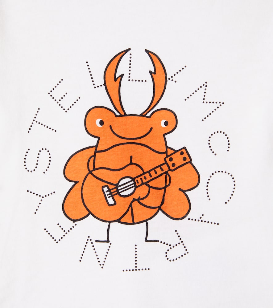 Baby logo printed cotton jersey T-shirt