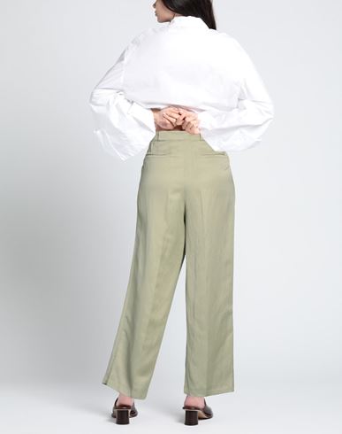 Woman Pants Sage green