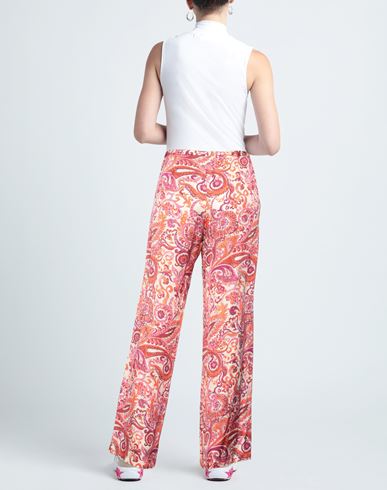 Woman Pants Orange Size 10 Viscose