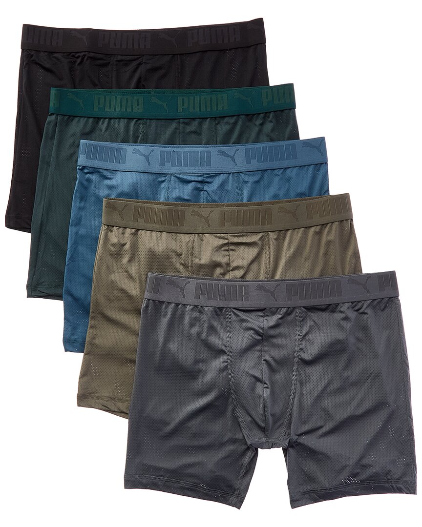 Set Of 5 Mesh Boxer Brief