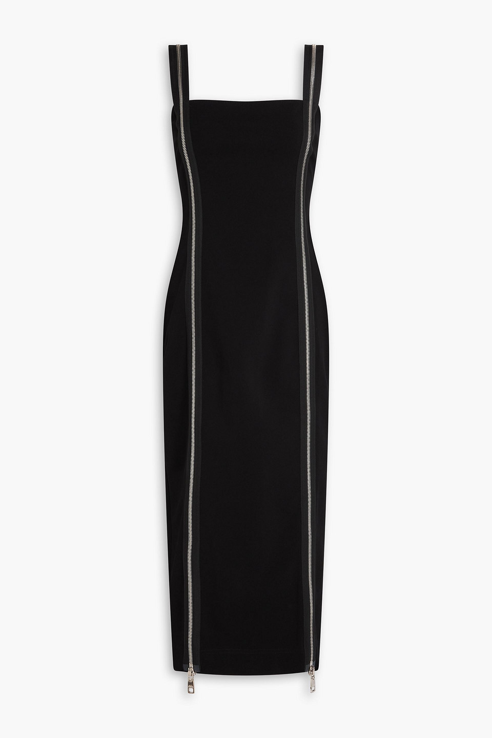 Stretch-jersey midi dress - Black - IT 46