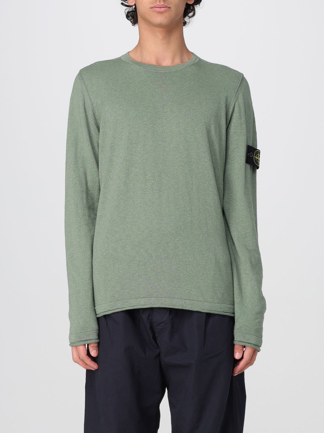 Sweater STONE ISLAND Men color Green