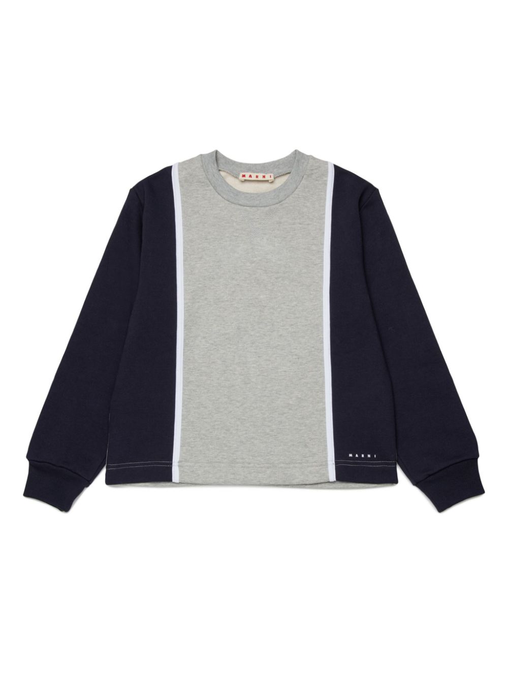 Colour-block T-shirt - Grey