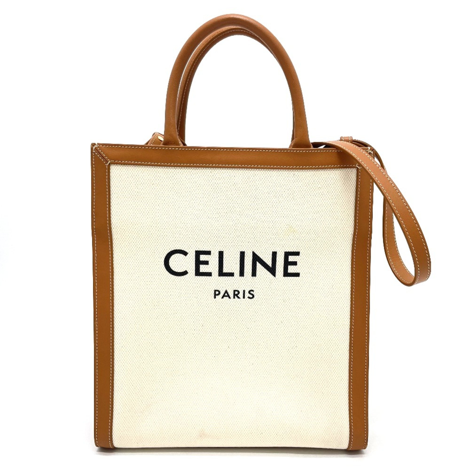 Celine White Leather Shoulder Bag (Pre-Owned)