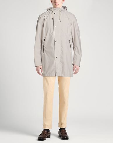 Man Overcoat & Trench Coat Light grey Size 36 Polyester