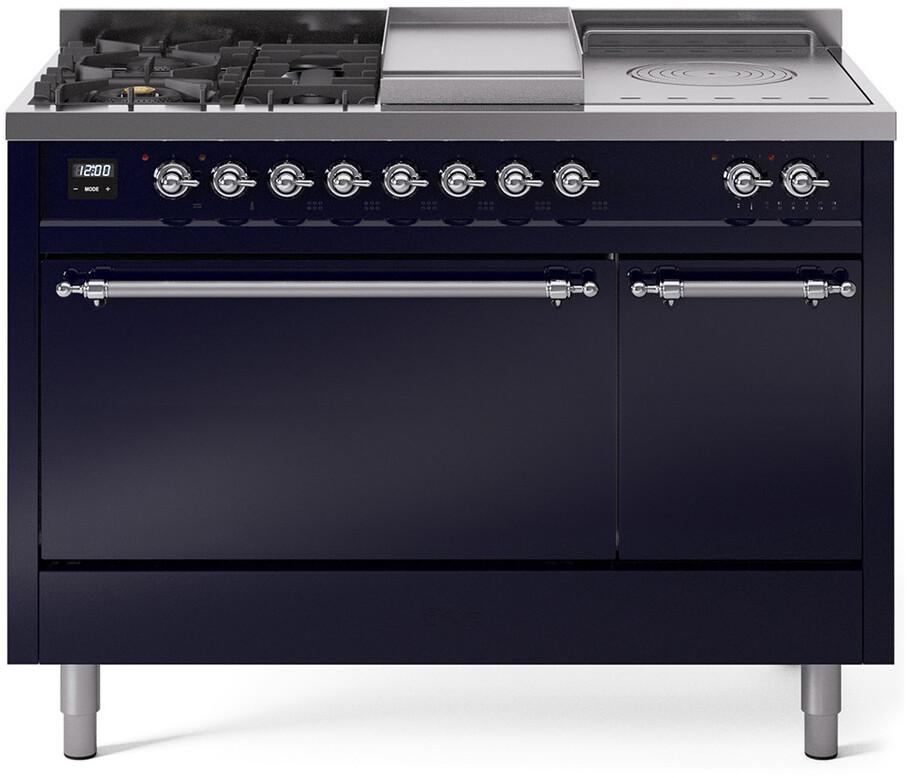 Ilve nostalgie II collection 48" Dual Fuel Natural Gas Range UP48FSQNMPMBC