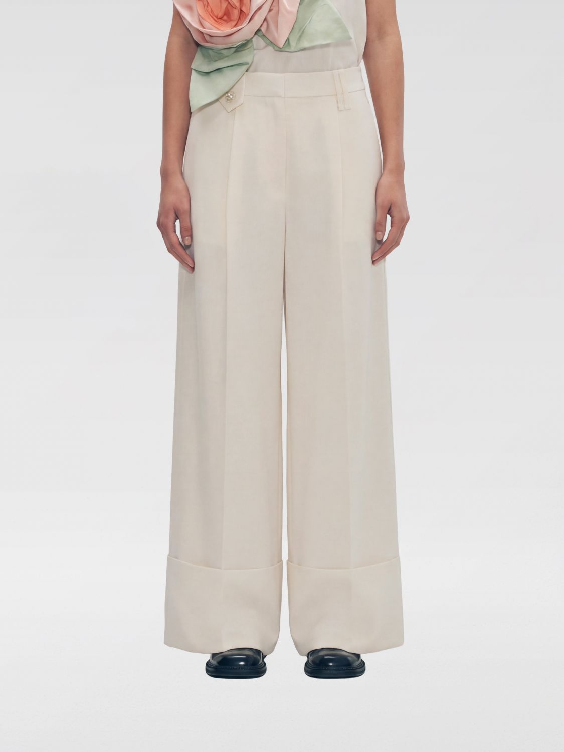 Pants Woman color White