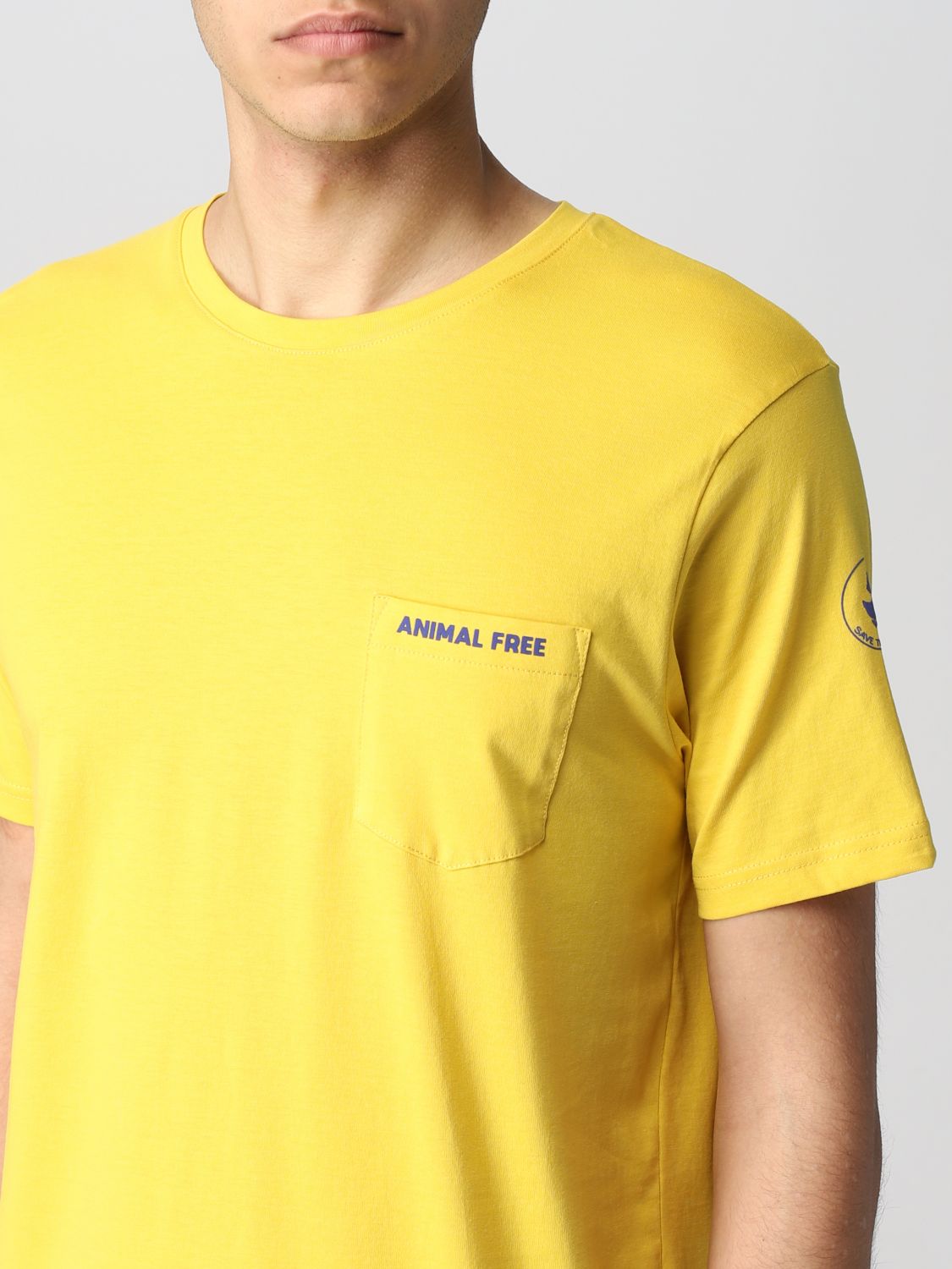 T-Shirt Men colour Yellow