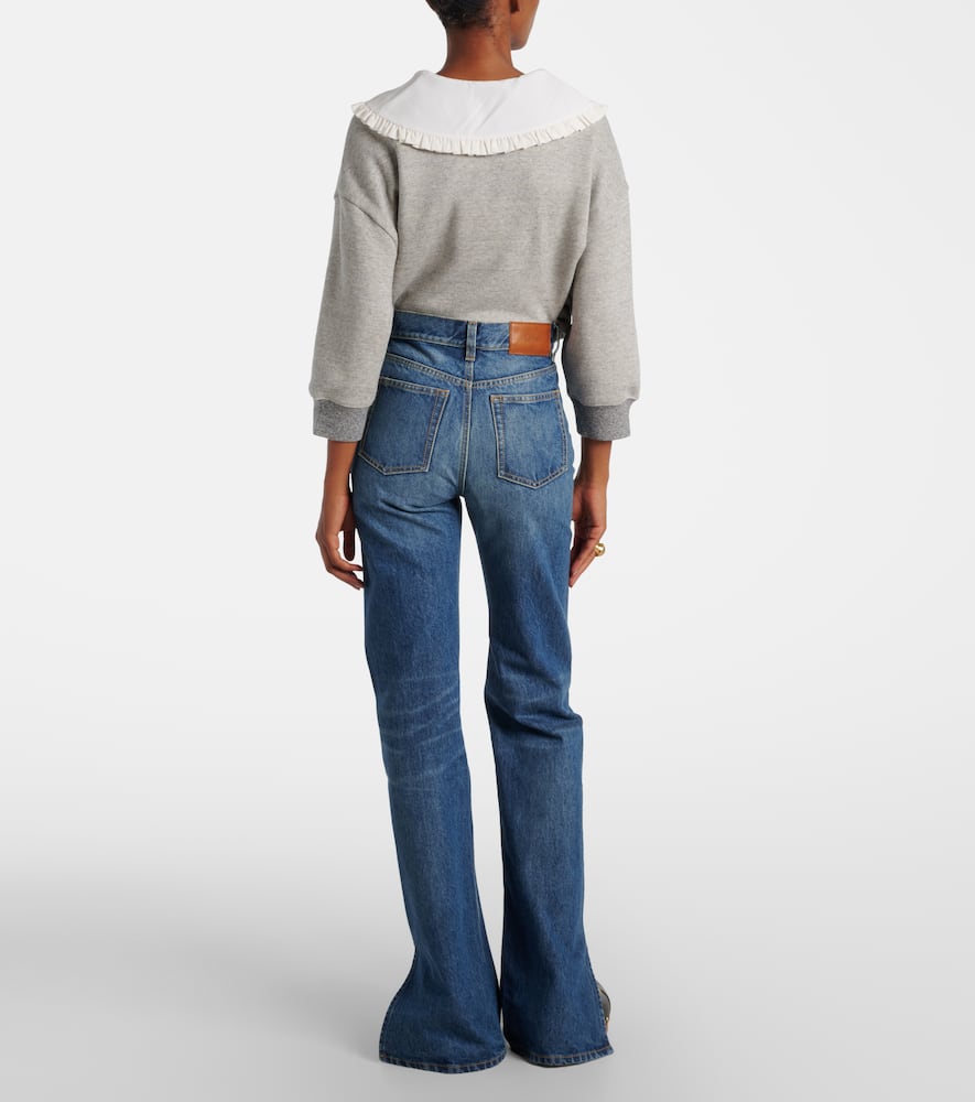 Chloé High-rise flared jeans