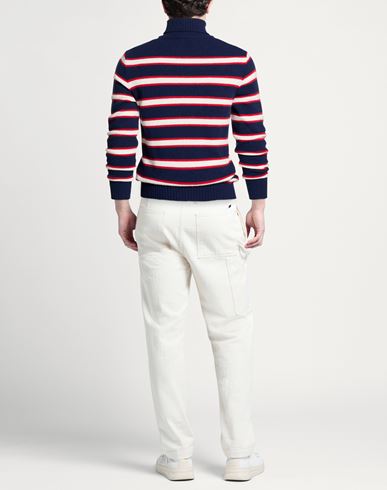 Man Turtleneck Navy Size 40 Polyamide, Wool, Viscose, Cashmere