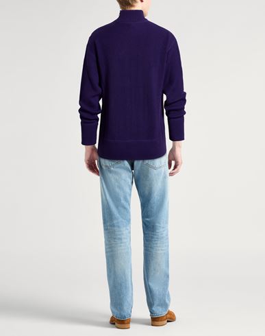 Man Sweater Purple Size XL Wool, Acrylic