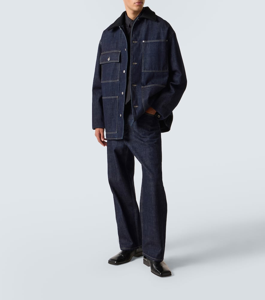 Oversized denim jacket