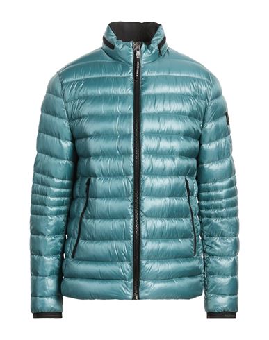 Man Puffer Deep teal Size 42 Polyamide, Polyester, Elastane