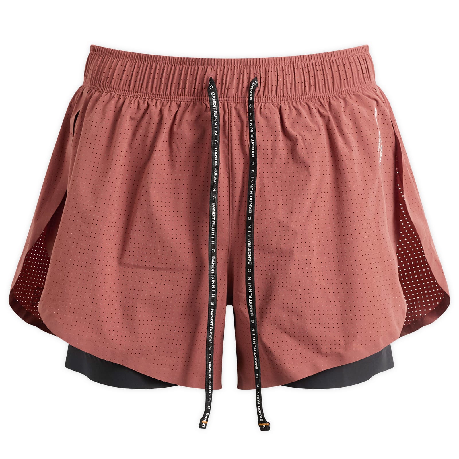 BANDIT Women's Vento™ 2in1 Run Short Mahogany/ Black