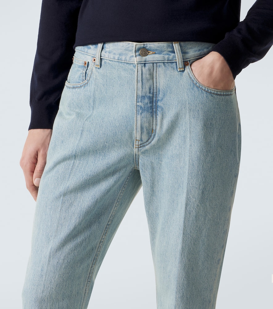 Logo flared jeans