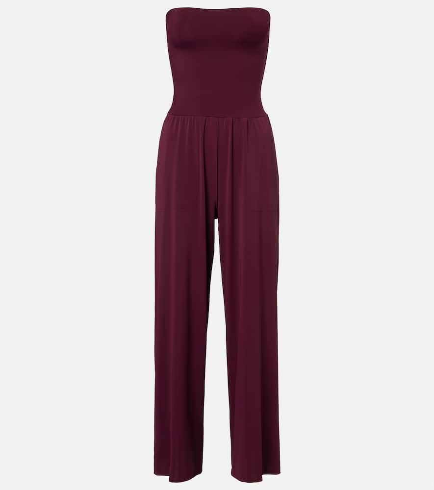 Dao strapless jersey jumpsuit