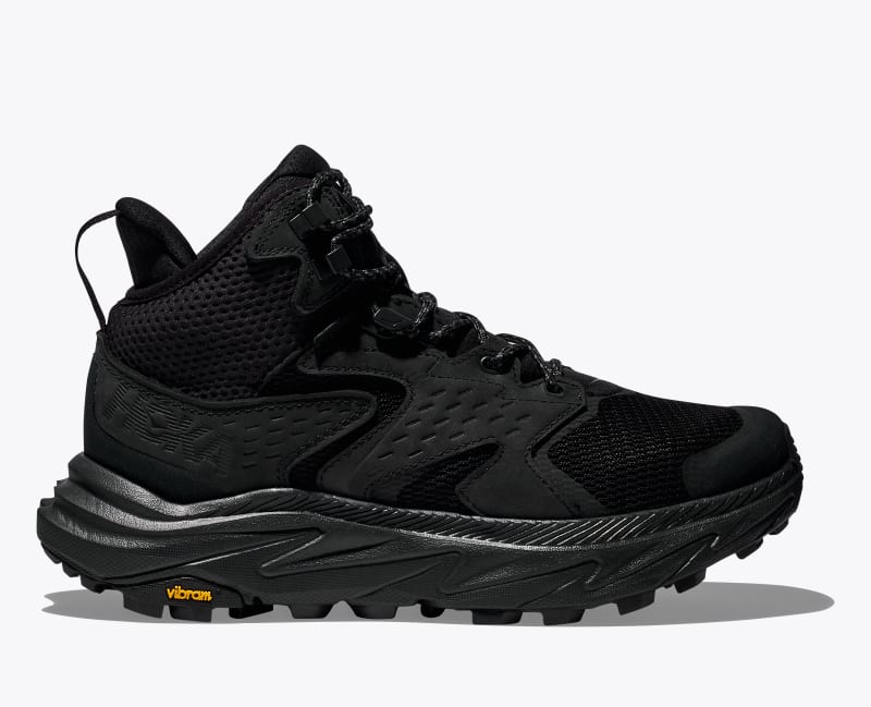 HOKA Men's Anacapa 2 Mid GTX Shoes in Black/Black