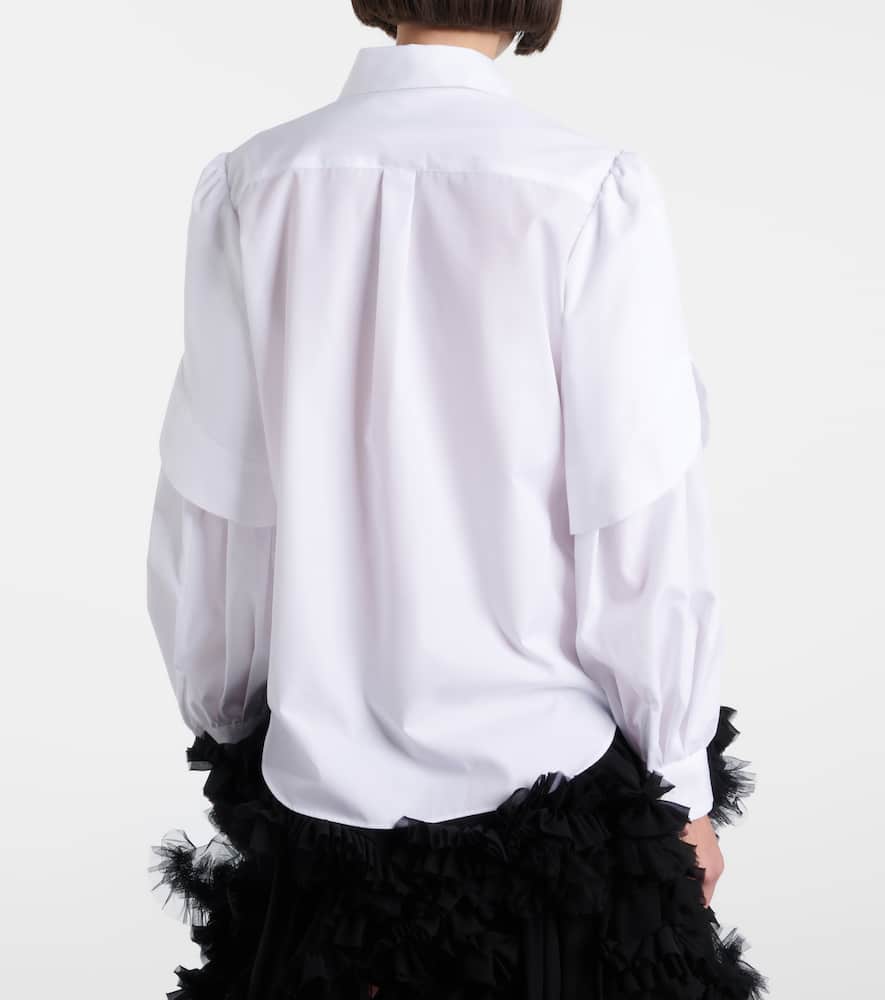 Embellished cotton shirt