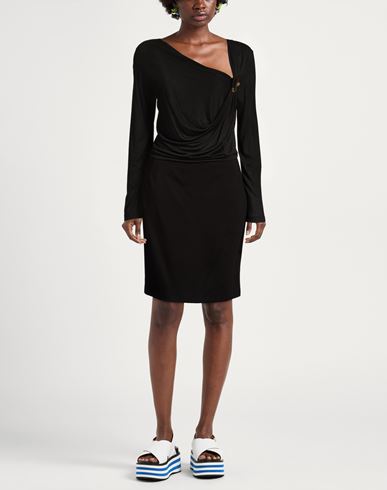 Woman Midi dress Black Size 10 Viscose, Polyamide, Elastane
