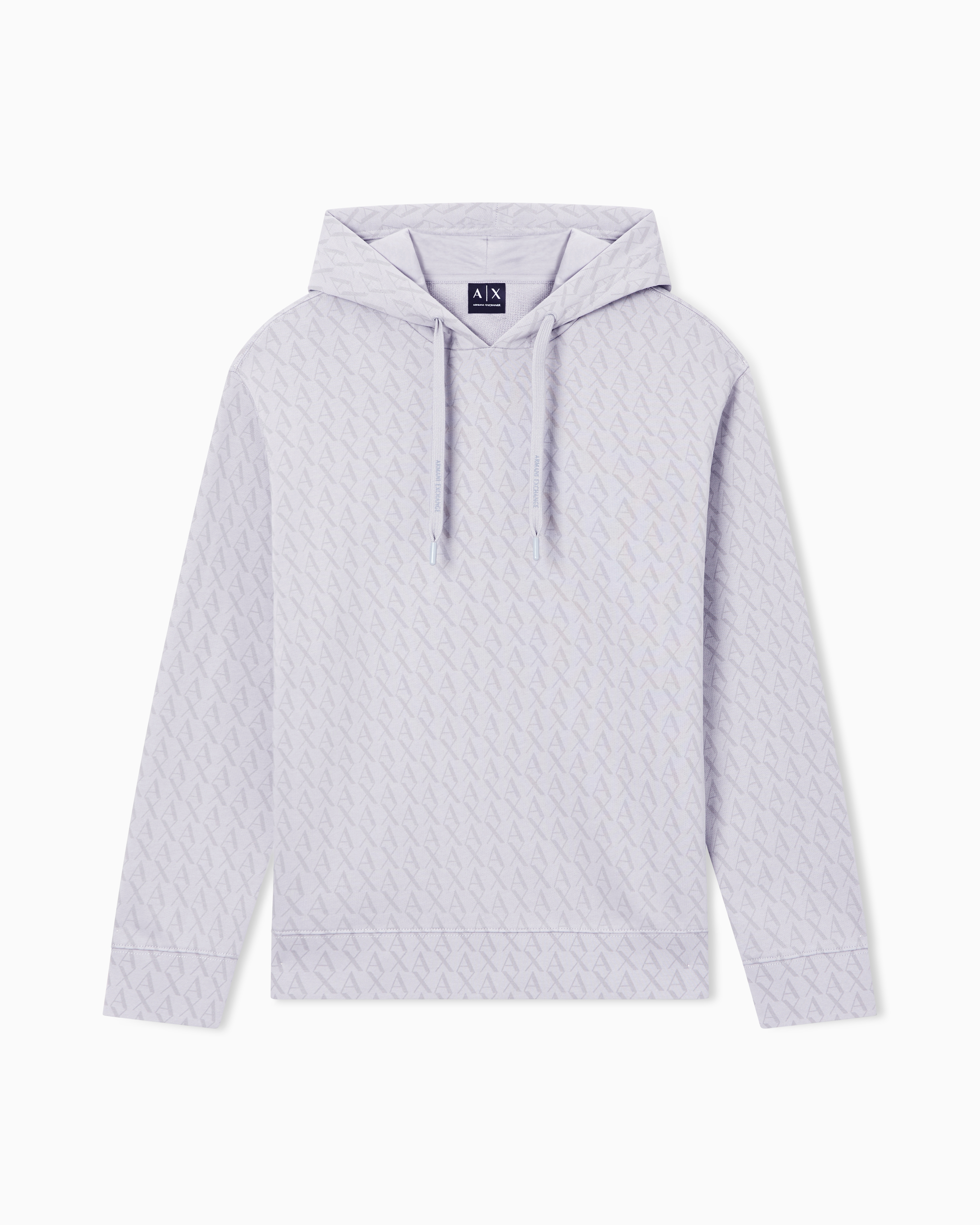 Logo hoodie in cotton French terry