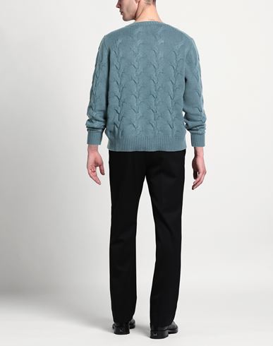 Man Sweater Deep teal Size 44 Cashmere